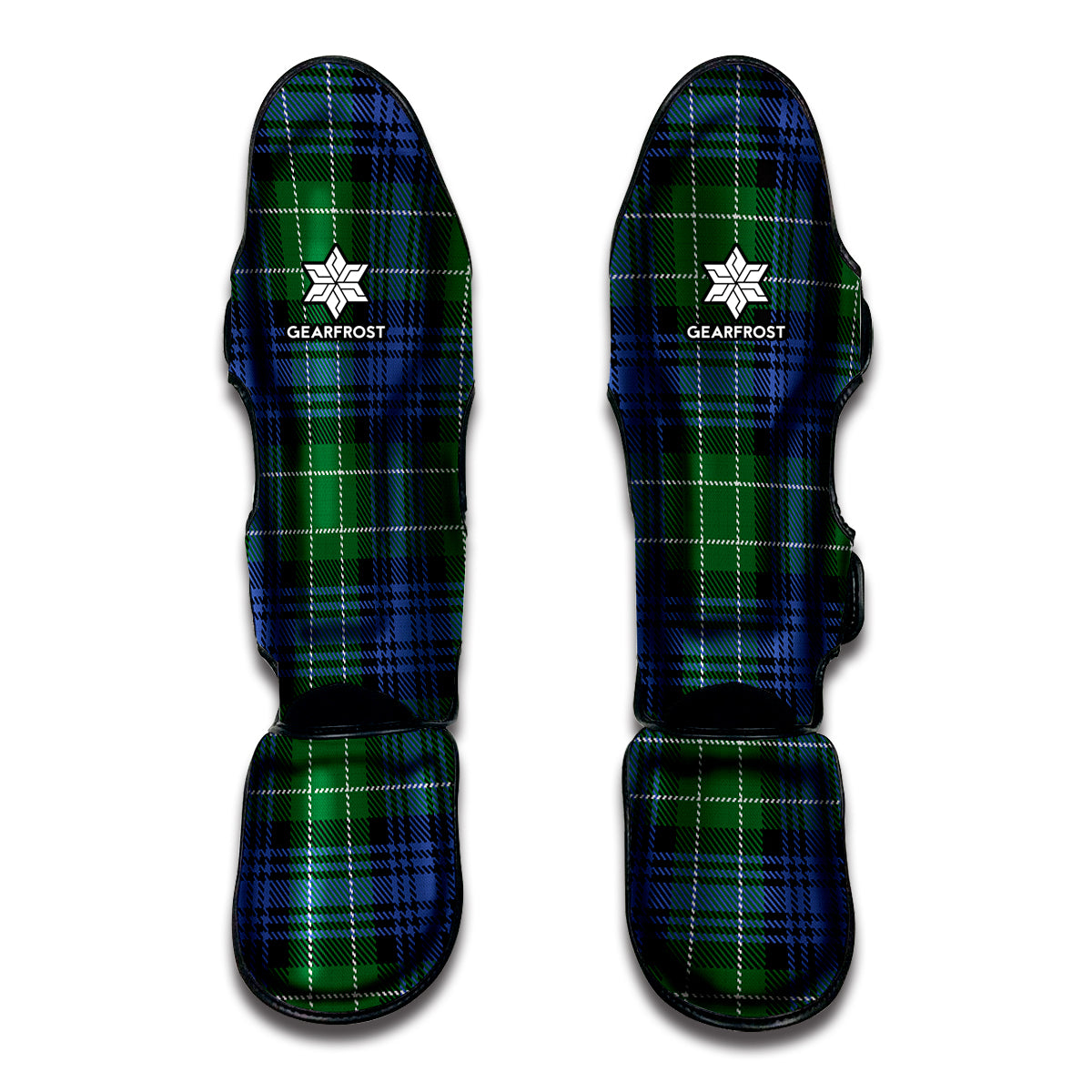 Knitted Scottish Plaid Print Muay Thai Shin Guard