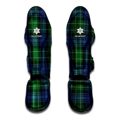 Knitted Scottish Plaid Print Muay Thai Shin Guard