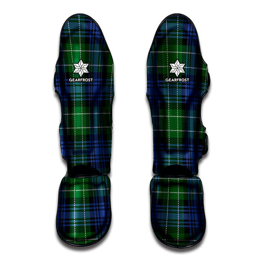 Knitted Scottish Plaid Print Muay Thai Shin Guard