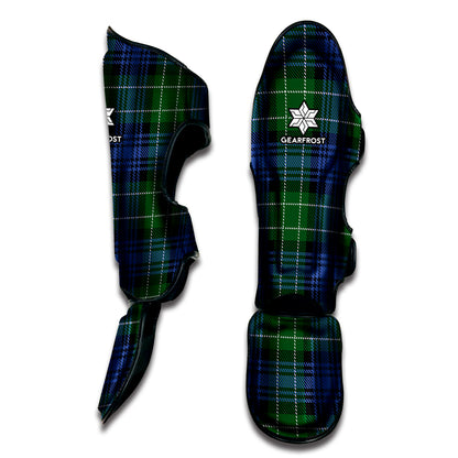 Knitted Scottish Plaid Print Muay Thai Shin Guard