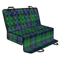 Knitted Scottish Plaid Print Pet Car Back Seat Cover