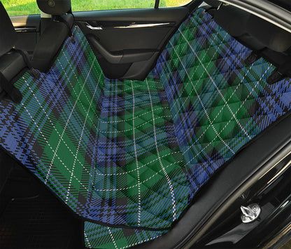 Knitted Scottish Plaid Print Pet Car Back Seat Cover