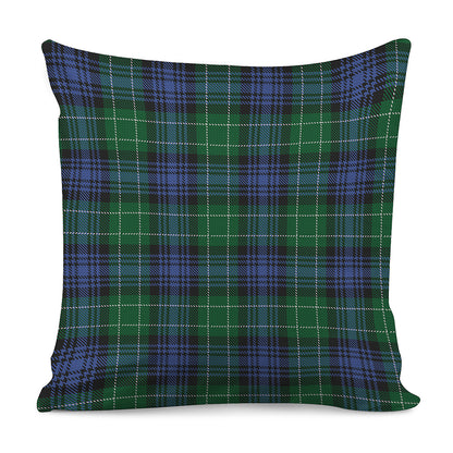 Knitted Scottish Plaid Print Pillow Cover