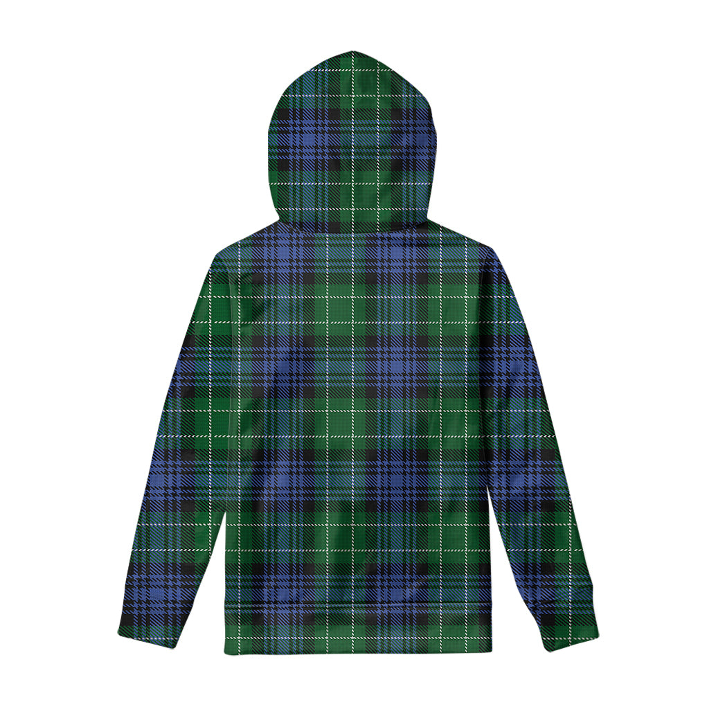 Knitted Scottish Plaid Print Pullover Hoodie
