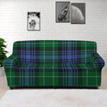 Knitted Scottish Plaid Print Sofa Cover