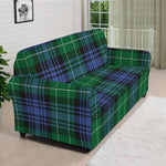 Knitted Scottish Plaid Print Sofa Cover