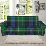 Knitted Scottish Plaid Print Sofa Slipcover