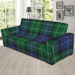 Knitted Scottish Plaid Print Sofa Slipcover