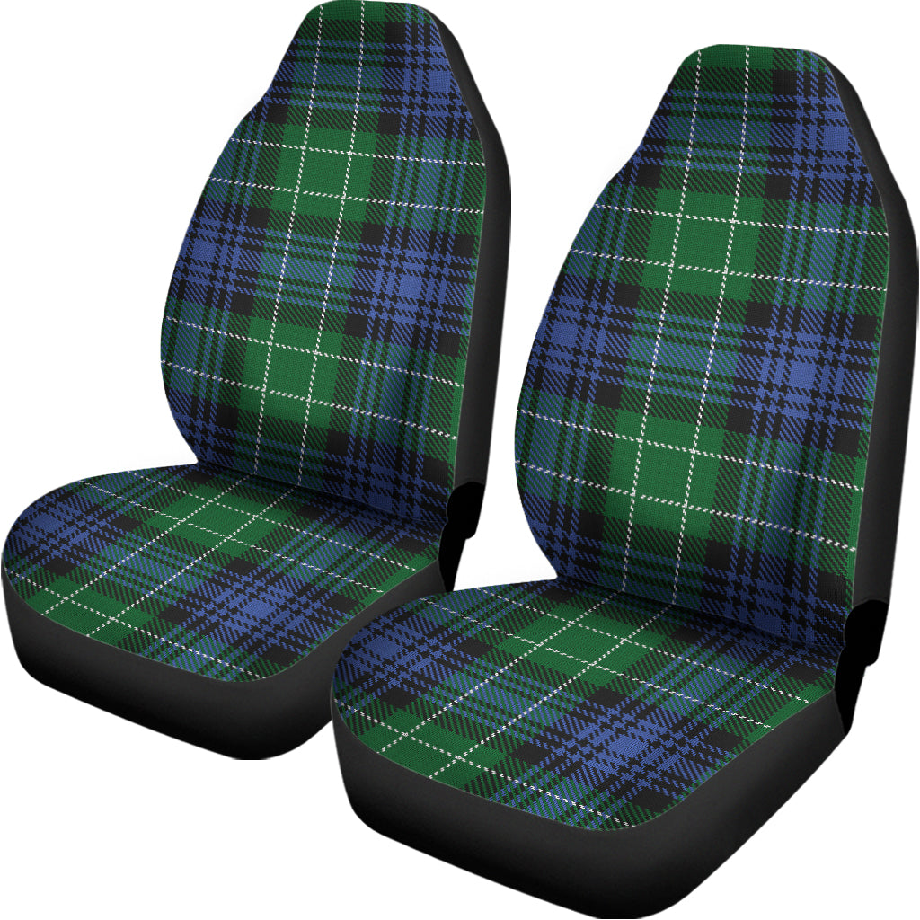Knitted Scottish Plaid Print Universal Fit Car Seat Covers