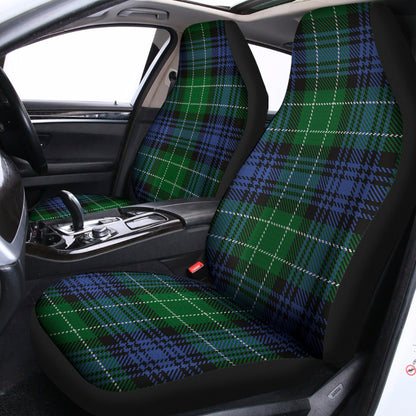 Knitted Scottish Plaid Print Universal Fit Car Seat Covers