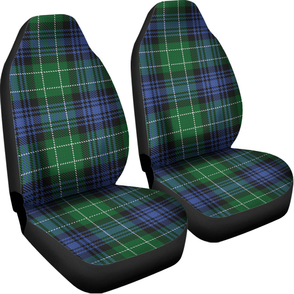 Knitted Scottish Plaid Print Universal Fit Car Seat Covers