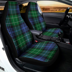 Knitted Scottish Plaid Print Universal Fit Car Seat Covers