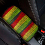 Knitted Style Reggae Pattern Print Car Center Console Cover