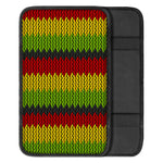 Knitted Style Reggae Pattern Print Car Center Console Cover