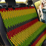 Knitted Style Reggae Pattern Print Pet Car Back Seat Cover