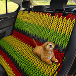 Knitted Style Reggae Pattern Print Pet Car Back Seat Cover