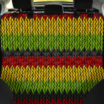 Knitted Style Reggae Pattern Print Pet Car Back Seat Cover