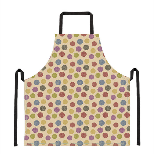 Knitting Yarn Pattern Print Apron