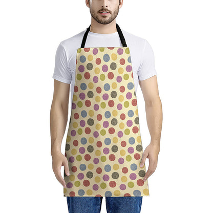 Knitting Yarn Pattern Print Apron