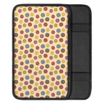 Knitting Yarn Pattern Print Car Center Console Cover