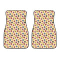 Knitting Yarn Pattern Print Front Car Floor Mats