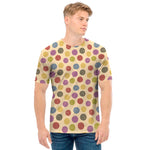 Knitting Yarn Pattern Print Men's T-Shirt