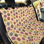 Knitting Yarn Pattern Print Pet Car Back Seat Cover