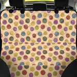 Knitting Yarn Pattern Print Pet Car Back Seat Cover