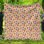Knitting Yarn Pattern Print Quilt
