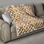Knitting Yarn Pattern Print Quilt