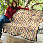 Knitting Yarn Pattern Print Quilt