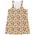 Knitting Yarn Pattern Print Women's Racerback Tank Top