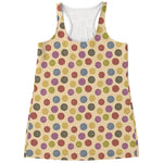 Knitting Yarn Pattern Print Women's Racerback Tank Top