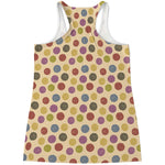 Knitting Yarn Pattern Print Women's Racerback Tank Top