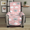 Koala Bear And Cloud Pattern Print Armchair Protector