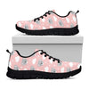 Koala Bear And Cloud Pattern Print Black Sneakers