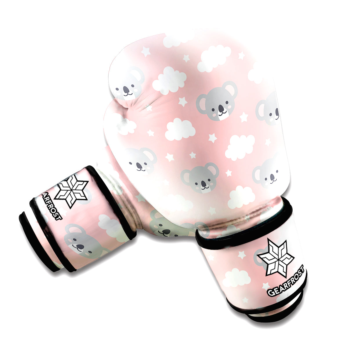 Koala Bear And Cloud Pattern Print Boxing Gloves