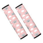 Koala Bear And Cloud Pattern Print Car Seat Belt Covers