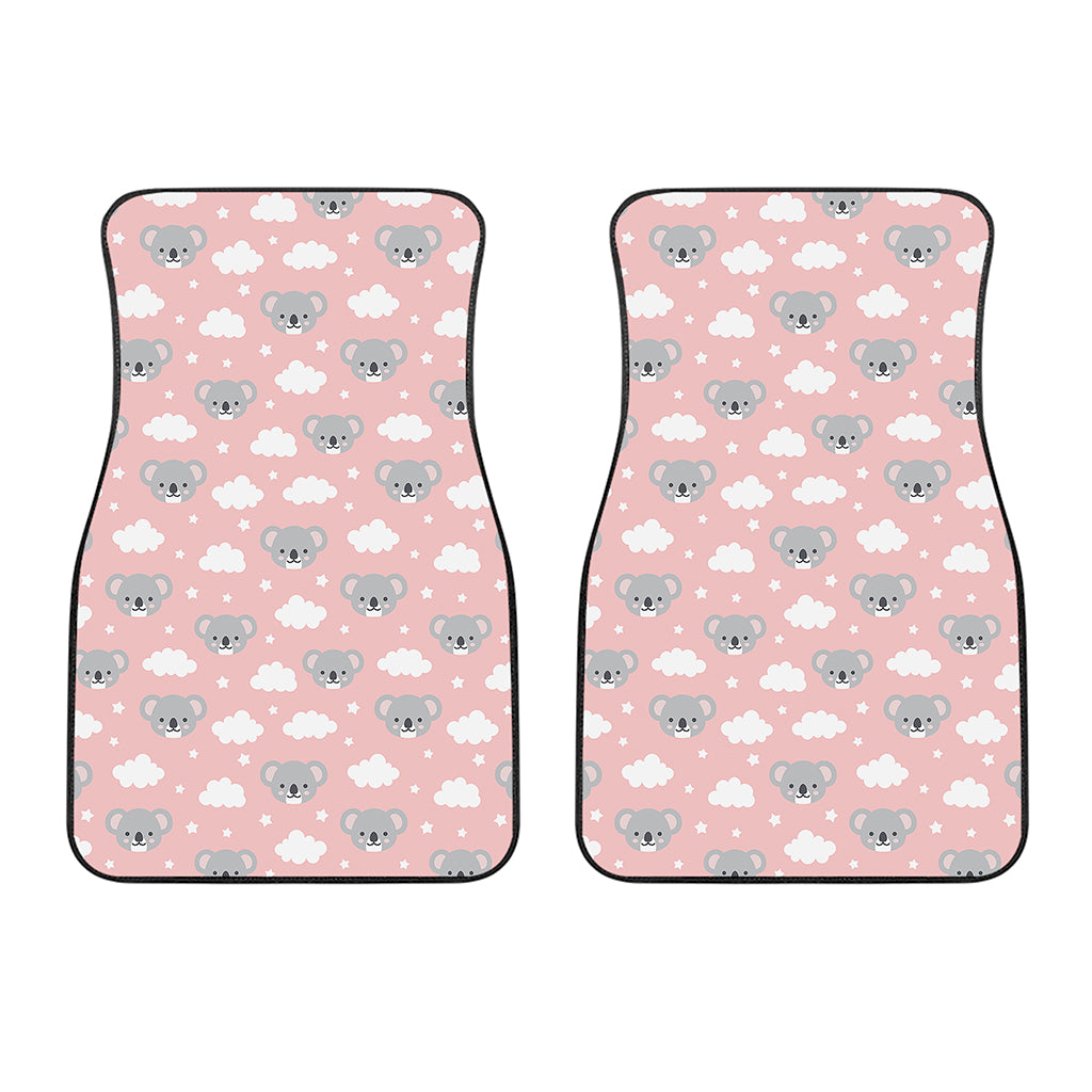 Koala Bear And Cloud Pattern Print Front Car Floor Mats