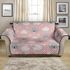 Koala Bear And Cloud Pattern Print Loveseat Protector