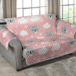 Koala Bear And Cloud Pattern Print Loveseat Protector