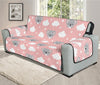 Koala Bear And Cloud Pattern Print Oversized Sofa Protector