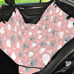 Koala Bear And Cloud Pattern Print Pet Car Back Seat Cover