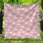 Koala Bear And Cloud Pattern Print Quilt