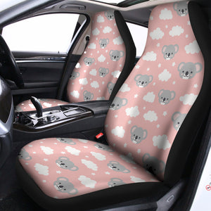 Koala Bear And Cloud Pattern Print Universal Fit Car Seat Covers