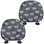 Koala Bear Pattern Print Car Headrest Covers