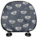 Koala Bear Pattern Print Car Headrest Covers