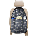 Koala Bear Pattern Print Car Seat Organizers