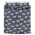 Koala Bear Pattern Print Duvet Cover Bedding Set