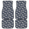 Koala Bear Pattern Print Front and Back Car Floor Mats